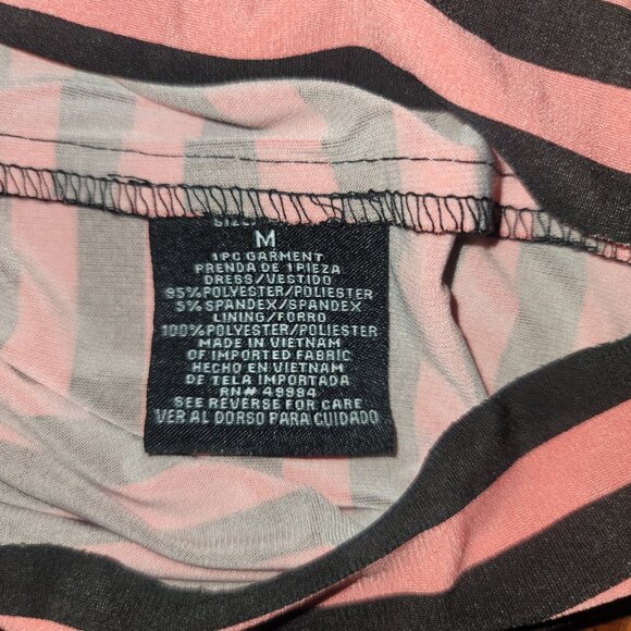 R&M Richards Black and Peach Striped Dress - Picture 5 of 5